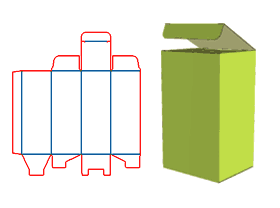 锁底式管式盒,彩盒,卡纸瓦楞纸坑纸盒,包装结构设计,包装盒结构,包装设计,化妆品包装,化妆品包装设计,电子产品包装设计,玩具包装,自扣底盒