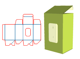 粘底式管式盒,开窗贴pvc/pet,可见内部产品,彩盒,卡纸瓦楞纸坑纸盒,盖加锁扣不易自开,包装结构设计,包装盒结构,包装设计,化妆品包装,化妆品包装设计,电子产品包装设计,玩具包装