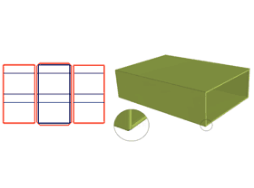 书形封套,四面式