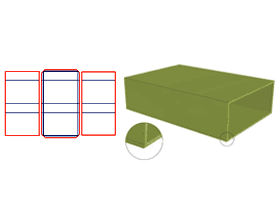 书形封套,四面式