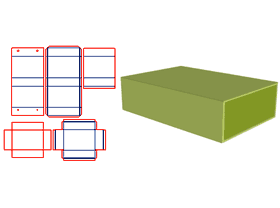书型翻盖,封套V槽,内盒半穿+全包